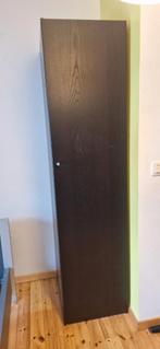 Kleerkast Zwart smal Ikea, Ophalen, Met deur(en), Gebruikt, 200 cm of meer