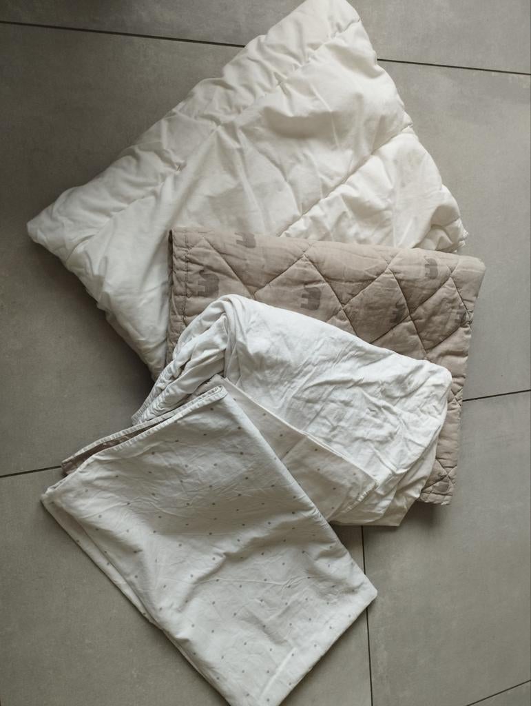 Ensemble - literie pour lit cage/bébé, Enlèvement, Housse de couette