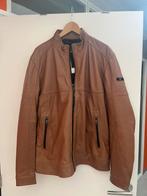 Veste en cuir New Strellson xl, Enlèvement ou Envoi, Neuf, Taille 56/58 (XL), Brun