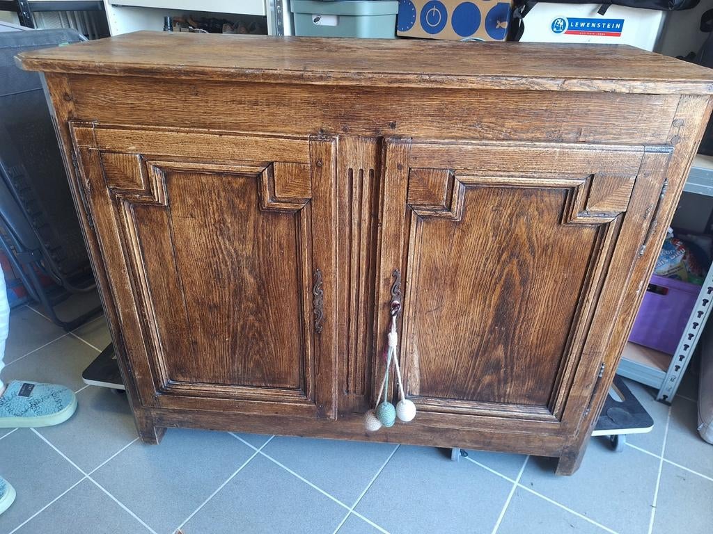 Meuble à fixer vintage en bois massif - meuble de charme, Maison & Meubles, Armoires | Dressoirs, Enlèvement