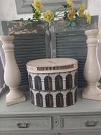 Oude Borsalino hoedendoos voor afmetingen zie info, Antiquités & Art, Enlèvement ou Envoi