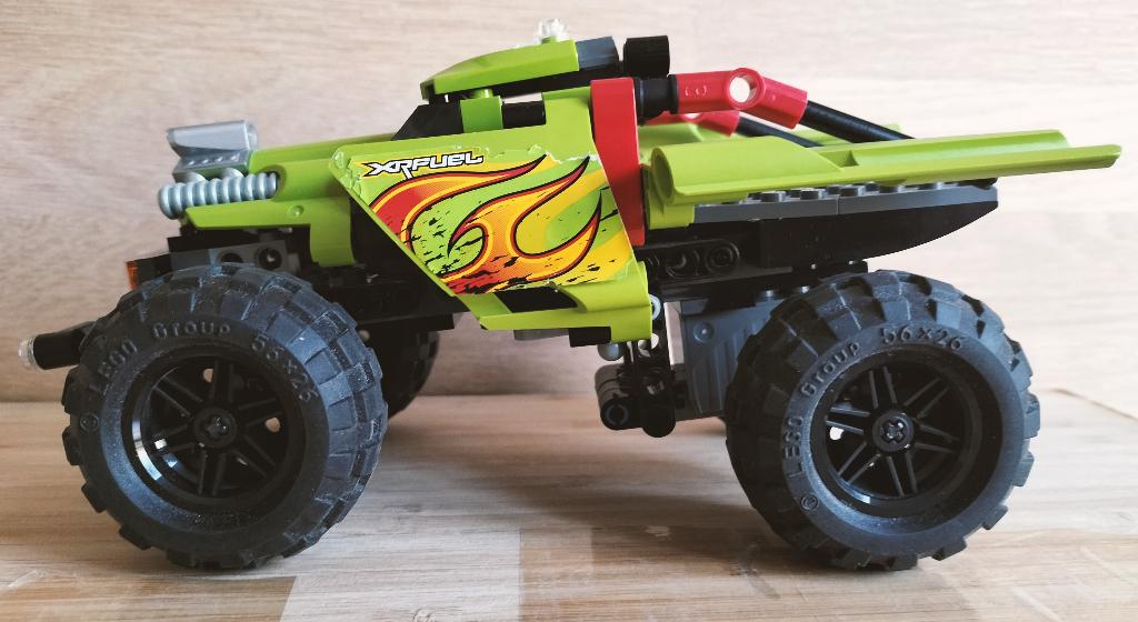 LEGO Racers Off Road Power - CRASH - avec moteur à friction, Enlèvement ou Envoi, Lego, Ensemble complet, Instructions incluses