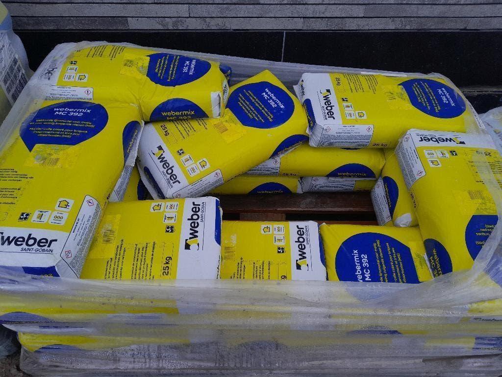 Lijmmortel Weber | Grijs, Bricolage & Construction, Briques, Enlèvement, Neuf