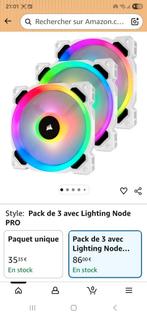 Ventilateur Corsair LL120 RBG White, Enlèvement ou Envoi