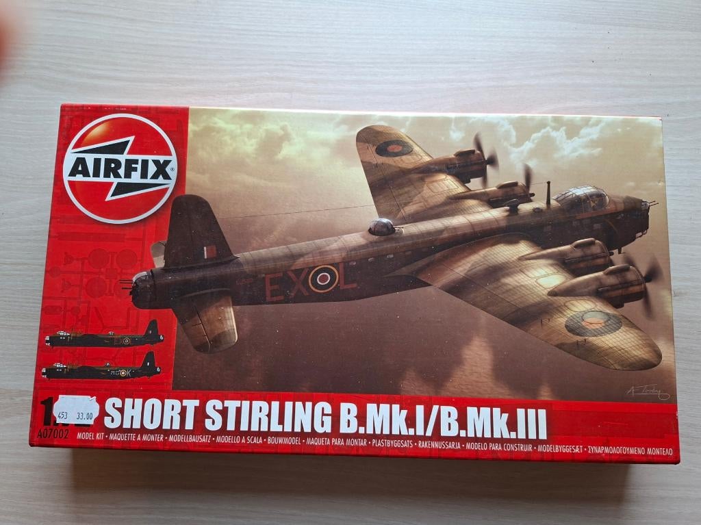 Airfix | Nr. A07002 | 1:72 - Short Stirling (Sealed), Overige merken, 1:72 tot 1:144, Nieuw, Ophalen of Verzenden