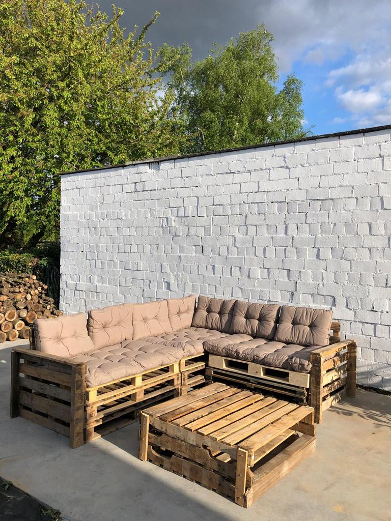 Tuinkussens (zonder palletbanken), Ophalen, Zo goed als nieuw