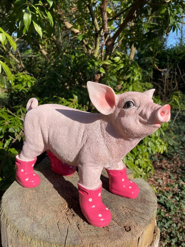 Bottes debout pour cochons, ferme fuchsia, jardin, 35 cm, Jardin & Terrasse, Enlèvement ou Envoi, Neuf, Synthétique, Animal