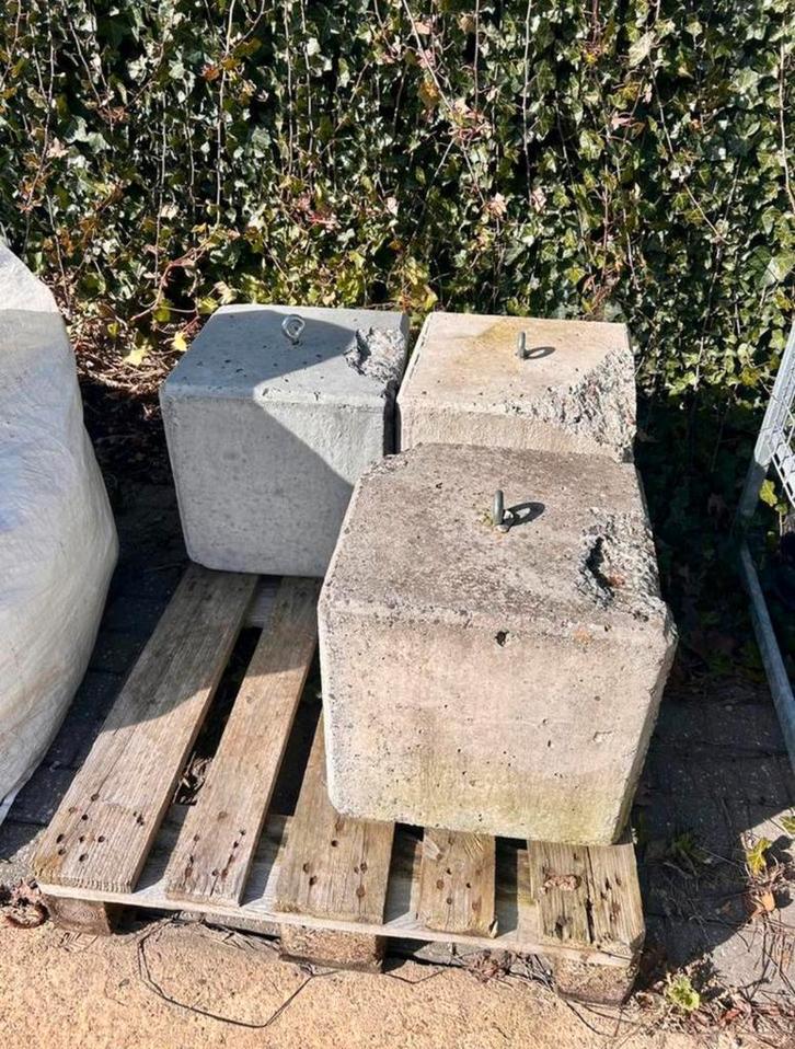 Betonblok | ballastblok te koop, Jardin & Terrasse, Jardin & Terrasse Autre, Comme neuf, Enlèvement
