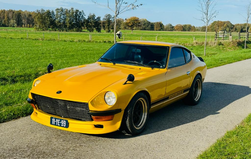 Datsun 240z (1973) 5.0L V8 Ford 302 - Restomod, Auto's, Automaat, Achterwielaandrijving, Zwart, Overige kleuren
