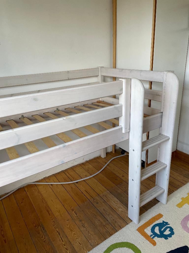 Flexa lit enfant mi-hauteur, Enlèvement, Utilisé, Lit mi-hauteur mezzanine