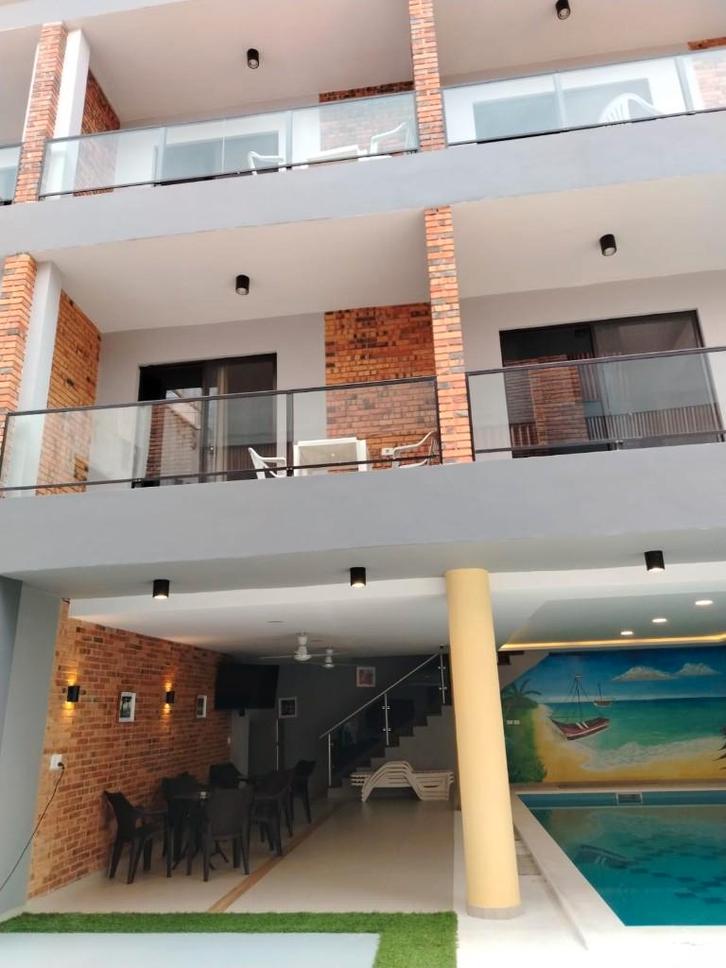 Nouveau Bau-Hotel avec appartement à San Antonio/Paraguay, Immo, Étranger, Hors Europe, Autres types, Ville