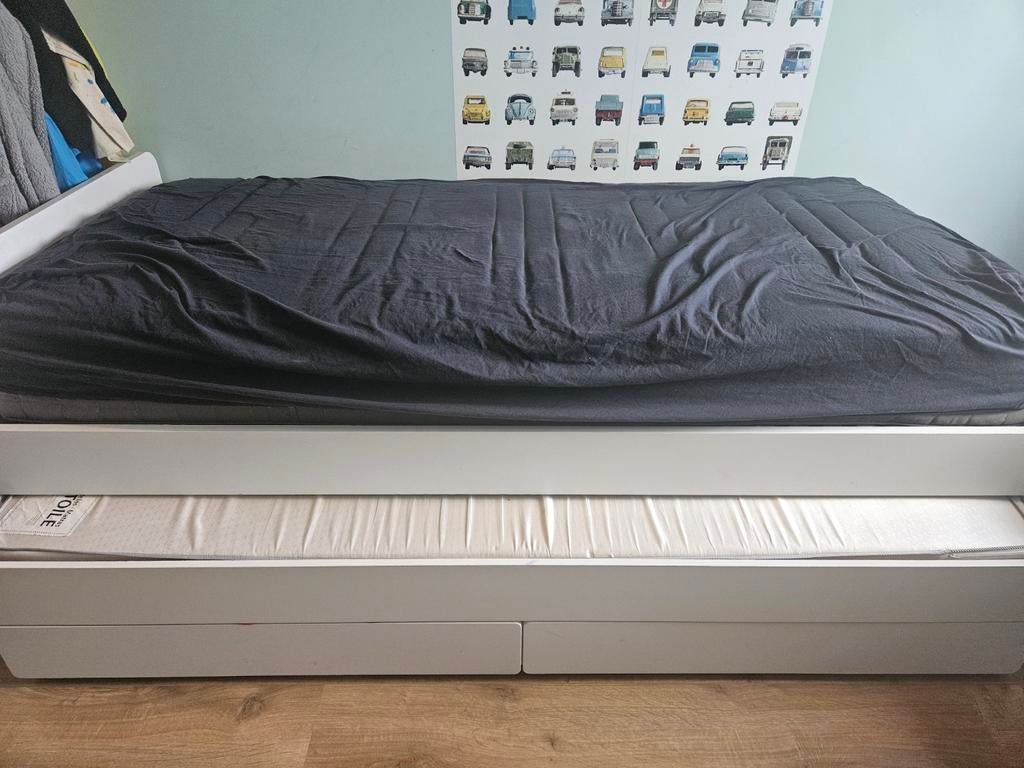 Eenpersoonsbed met onderbed en opberger, Enlèvement