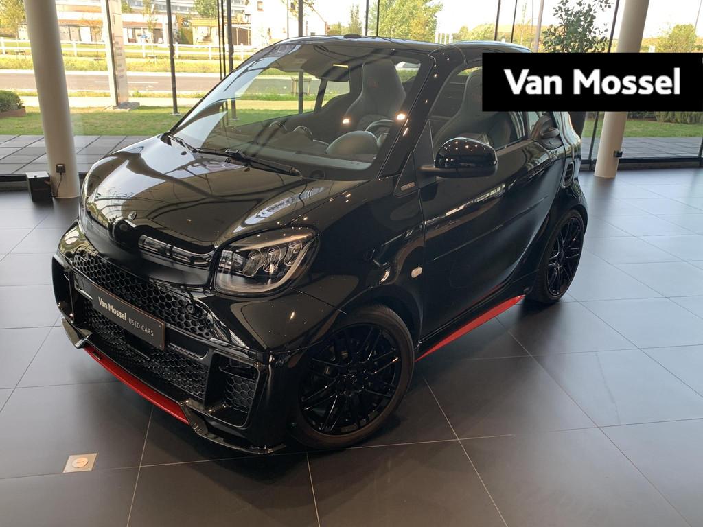 smart fortwo cabrio SMART BRABUS 92 R EDITION ENKEL 92 STUKS, Auto's, Smart, Automaat, Gebruikt, Zwart, 2 zetels