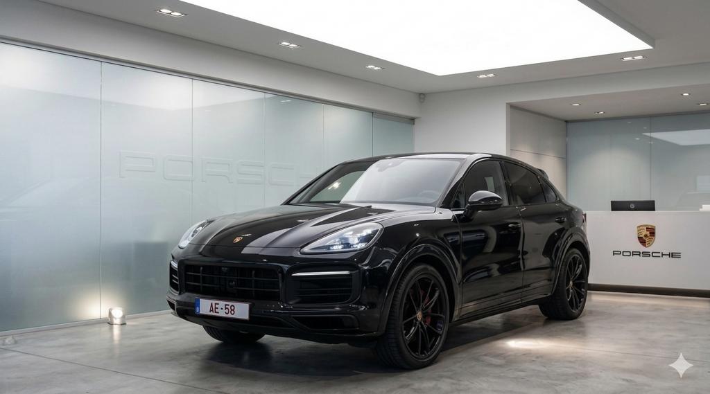Porsche Cayenne Coupe E-Hybrid (2021) – 462pk – 84.000 km, Automaat, Cayenne, Zwart, Dealer onderhouden