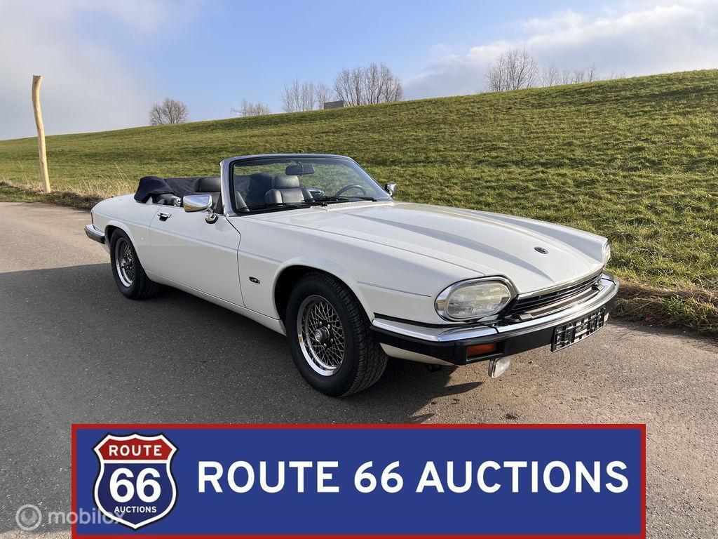Jaguar XJS V12 Cabriolet | 1992 | Route 66 Auctions, Zwart, Bedrijf, Handgeschakeld, Overige carrosserie