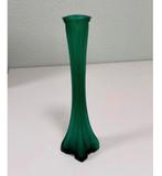 Vintage groene glas glazen vaas design jaren 1930 – 30 cm, Antiek en Kunst, Ophalen of Verzenden