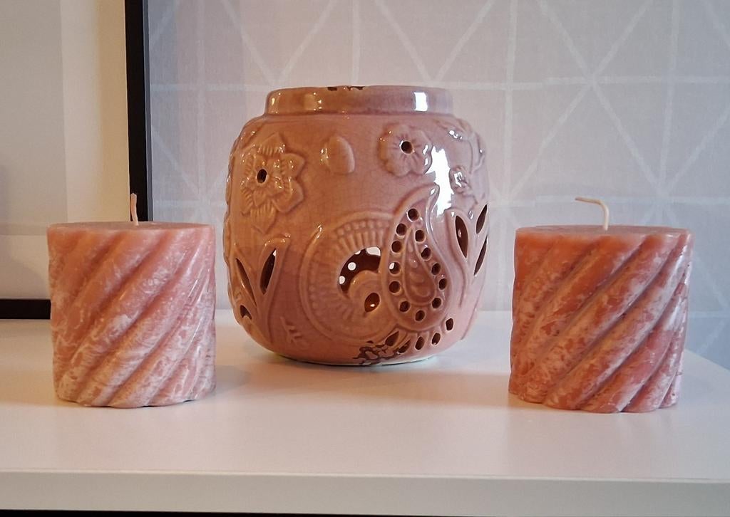 Set van roos interieurdecoratie, Ophalen