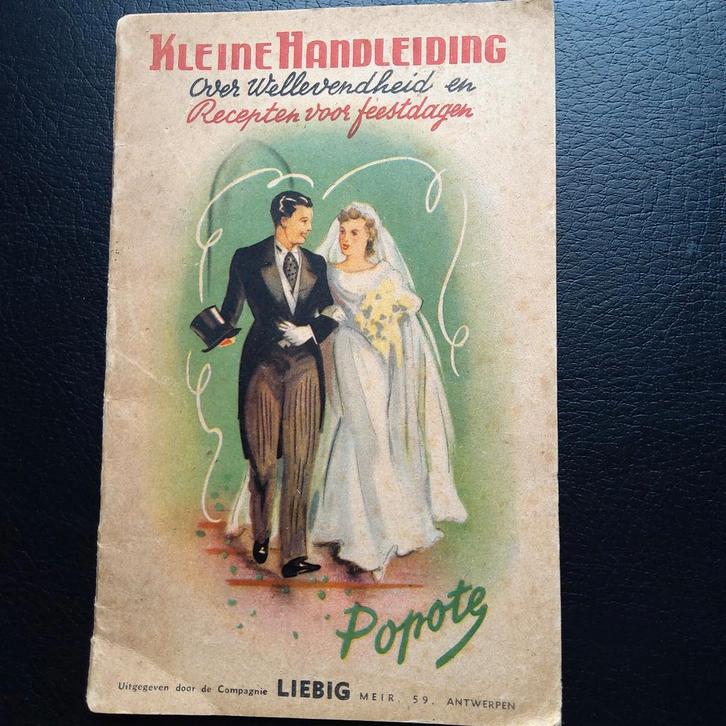 Vintage reclamebrochure van Liebig. Jaren 50., Verzamelen, Merken en Reclamevoorwerpen, Gebruikt, Ophalen of Verzenden