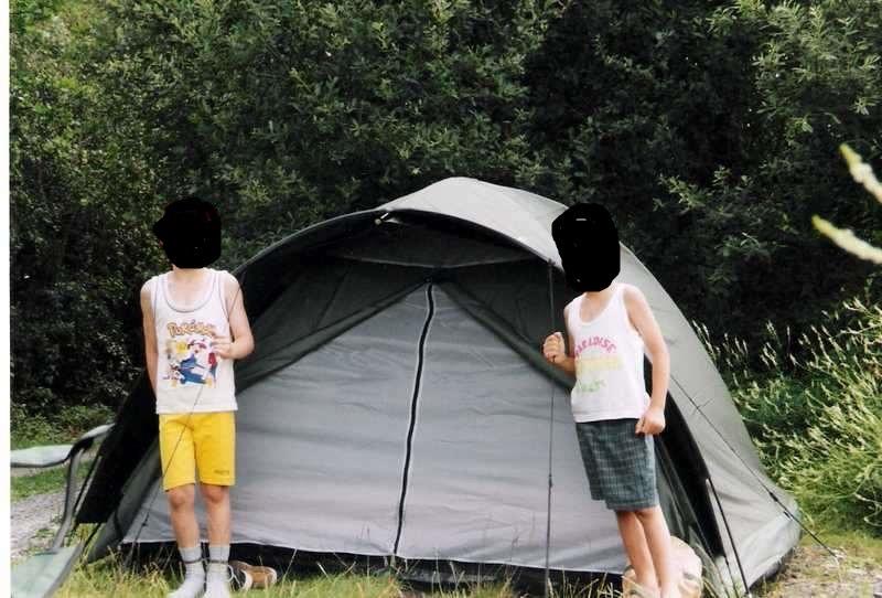 Kampeertent als nieuw, Caravanes & Camping, Tentes, Enlèvement ou Envoi, Comme neuf, Jusqu'à 2