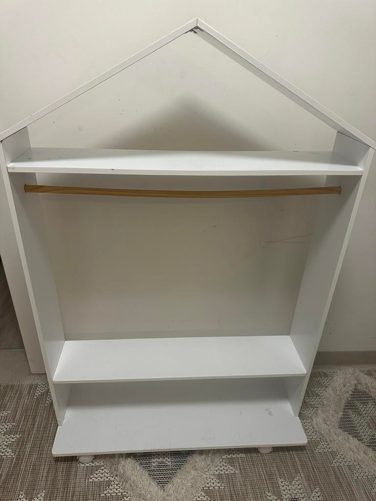 Kinderkamer kleding/jassenrek op wielen, Enlèvement, Comme neuf