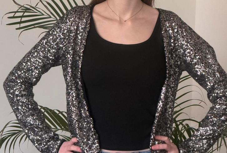 Blazer à sequins Zadig & Voltaire MILIZ Deluxe taille M, Vêtements | Femmes, Tops, Comme neuf, Taille 38/40 (M), Enlèvement