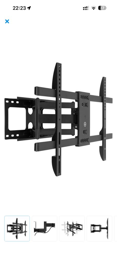 Muurbeugel full motion 48”-75”, Audio, Tv en Foto, Televisiebeugels, Ophalen of Verzenden, Zo goed als nieuw