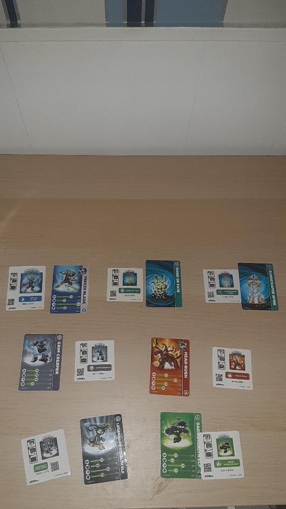 Skylanders Kaarten, Ophalen, Nieuw