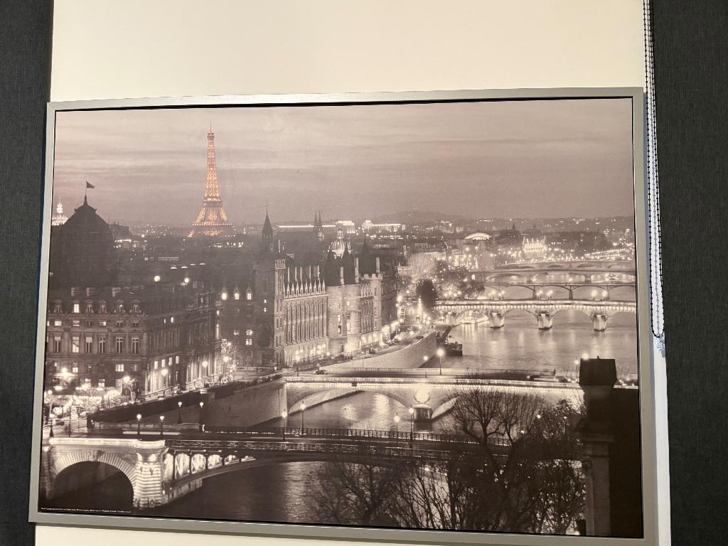 Kader Parijs, 140x100, Ikea, Ophalen, Zilver, Schilderij, 100 cm