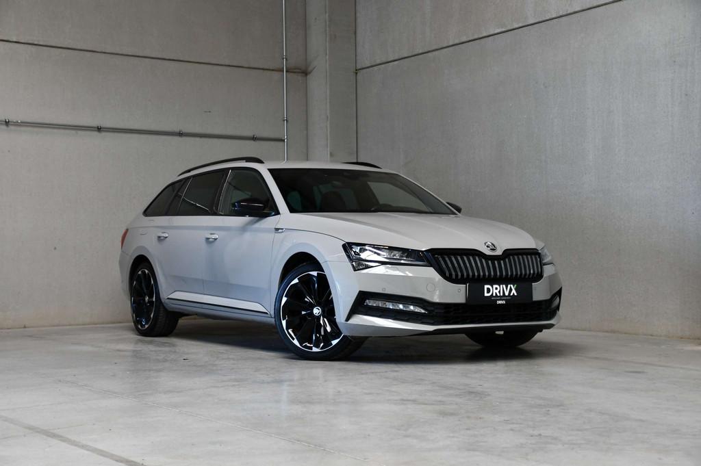 Skoda Superb Sportline l Memory l Carplay l Acc l Sports Sea, Auto's, Skoda, Bedrijf, Te koop, Superb, ABS, Adaptive Cruise Control