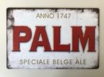Palm bier metalen vintagelook wandplaat reclamebord, Nieuw, Reclamebord, Plaat of Schild, Palm, Verzenden