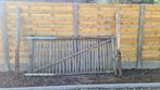 Poort kastanjehout, Tuin en Terras, Ophalen, 100 tot 150 cm, Zo goed als nieuw, Hout