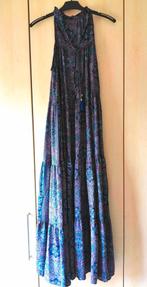 Meerkleurig lange jurk, Kleding | Dames, Verzenden, Nieuw, Maat 38/40 (M), Blauw