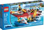 lego city brandweerboot 60005, Ophalen, Gebruikt, Complete set, Lego