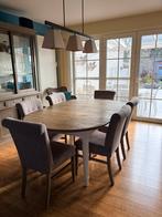 Landelijke eettafel, Comme neuf, Enlèvement, Ovale, 100 à 150 cm