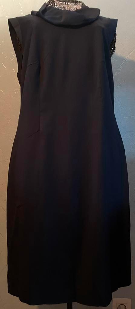 Esprit 42 (40)Zeer mooie jurk met sjaal kraag vorm, Kleding | Dames, Jurken, Nieuw, Maat 42/44 (L), Blauw, Ophalen of Verzenden