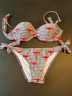 Bikini met flamingo’s. Maat 38. Zeer goede staat, Kleding | Dames, Wit, Ophalen of Verzenden, Framboise, Bikini