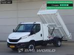 Iveco Daily 35C16 3.0L Kipper met Kist Dubbellucht 3,5t Trek, Auto's, Stof, Gebruikt, Euro 6, 4 cilinders