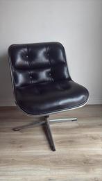 Retro kuipstoel, Huis en Inrichting, Ophalen, Zo goed als nieuw, Leer