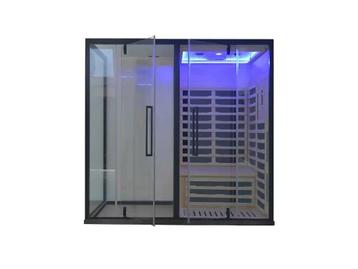 Combinatie infrarood sauna + douche 