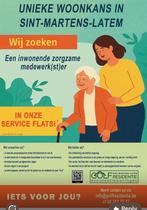 valide persoon inwonend in  een residentie voor senioren, Horaire variable, Autres formes, Convient comme travail d'appoint