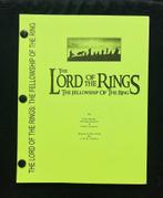 The Lord of the Rings - The Fellowship Of The Ring - Script, Ophalen of Verzenden, Nieuw, Overige typen