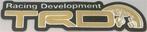TRD Toyota Racing Development metallic sticker #11, Verzenden