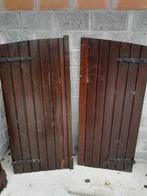 double portail, double Portail 132hx118l, Jardin & Terrasse, 100 à 150 cm, Bois, Enlèvement, 100 à 150 cm