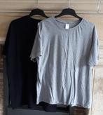 2 t-shirts pour hommes KM - Zeeman -XXL - gris/noir, Noir, Porté, Autres tailles, Zeeman