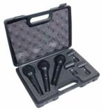 SoundLAB-G148K 3 Dynamische metalen microfoons in koffer, Muziek en Instrumenten, Microfoons, Ophalen of Verzenden, Nieuw, Overige typen