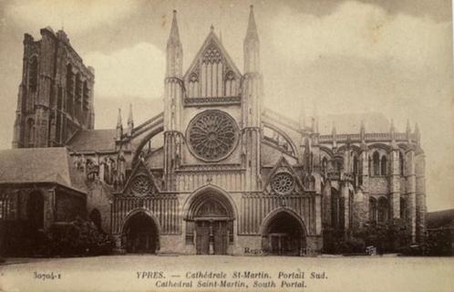 Postkaart Ieper WOI "un bonjour du front", Verzamelen, Postkaarten | Themakaarten, Gelopen, Voor 1920, Politiek en Historie, Ophalen of Verzenden