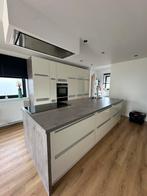 LUXE GROTE KEUKEN + 6 SIEMENS ELECTRO + GEDEMONTEERD, Huis en Inrichting, Ophalen, Dubbelwandige keuken, Zo goed als nieuw, Hout