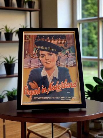 Top originele bioscoop poster uit 1940, film Ergens in Ned. beschikbaar voor biedingen