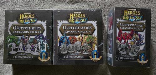 Heroes of Land, Sea & Air - Mercenaries Pack 1, 2 & 3 New, Hobby en Vrije tijd, Gezelschapsspellen | Bordspellen, Nieuw, Ophalen of Verzenden