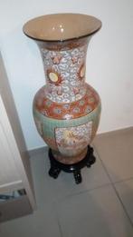 Schitterende grote oude Chinese vaas met draak en ying yang, Ophalen of Verzenden